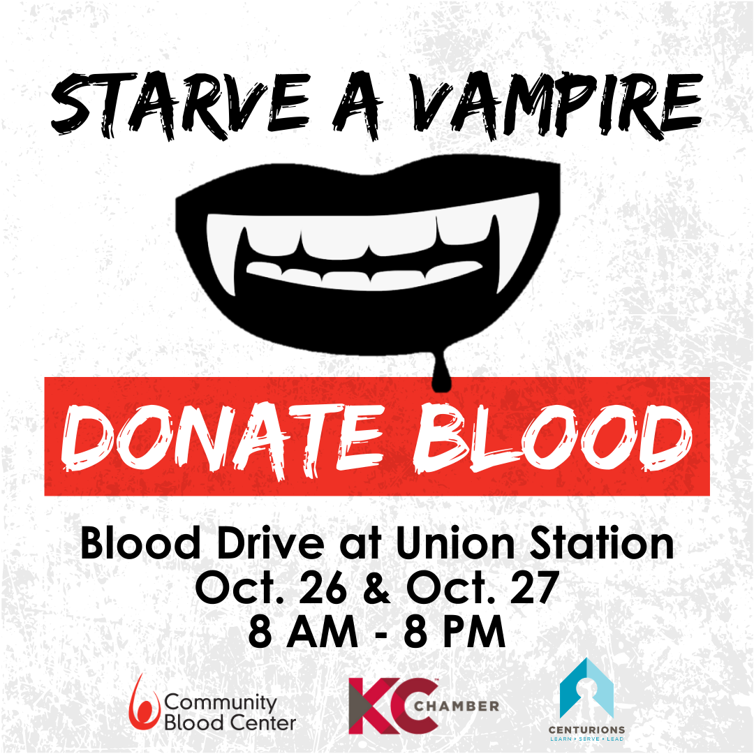 Starve a Vampire. Donate Blood.