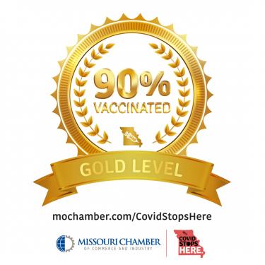 KC Chamber Achieves Gold Certification in COVID Stops Here Campaign, With 94% Vaccination Rate