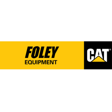 Foley Equipment and CAT logos in yellow, black, and white.