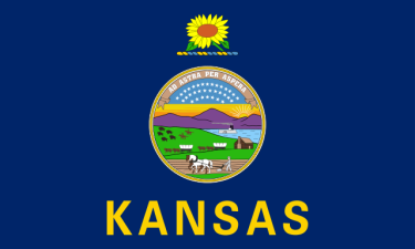 Flag for the State of Kansas